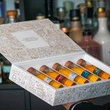 So sieht eine fertige Probier-Box aus. Der Großteil der Kunden nutzt diese als Geschenk und gar nicht zum Eigenkonsum.