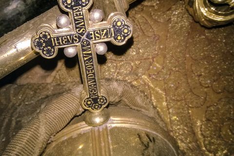Friedrich III. - Wiener Stephansdom - Grabuntersuchung