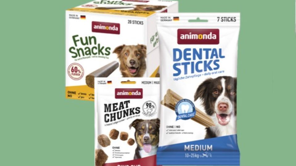 Die hat Ihr Hund verdient: Die animonda-„Meat Chunks“, „Dental Sticks“ und „Fun Snacks“ werden aus besten Zutaten hergestellt und sind Belohnung, Kauspaß und Zahnpflege für den Hund. Damit verwöhnen Sie ihn mit gutem Gewissen. Wir verlosen 3x ein Snackpaket  im Wert von je 200 Euro. www.animonda.de