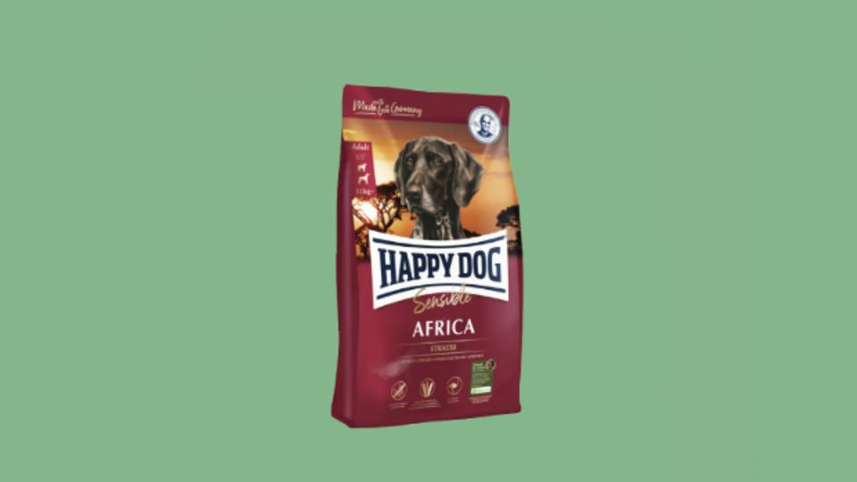 Jetzt mitmachen und gewinnen: „Happy Dog Africa“ mit der seltenen Proteinquelle Strauß ist ideal für ernährungssensible Hunde. Die getreidefreie Rezeptur wird von Tierärzten bei Futtermittelunverträglichkeiten empfohlen. Wir verlosen 1x ein Halbjahresvorrat „Supreme Sensible Africa“ im Wert von ca. 150 Euro. www.happydog.de „Happy Dog Africa“ mit der seltenen Proteinquelle Strauß ist ideal für ernährungssensible Hunde. Die getreidefreie Rezeptur wird von Tierärzten bei Futtermittelunverträglichkeiten empfohlen. Wir verlosen 1x ein Halbjahresvorrat „Supreme Sensible Africa“ im Wert von ca. 150 Euro. www.happydog.de