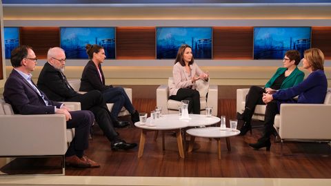 Anne Will und ihre Gäste