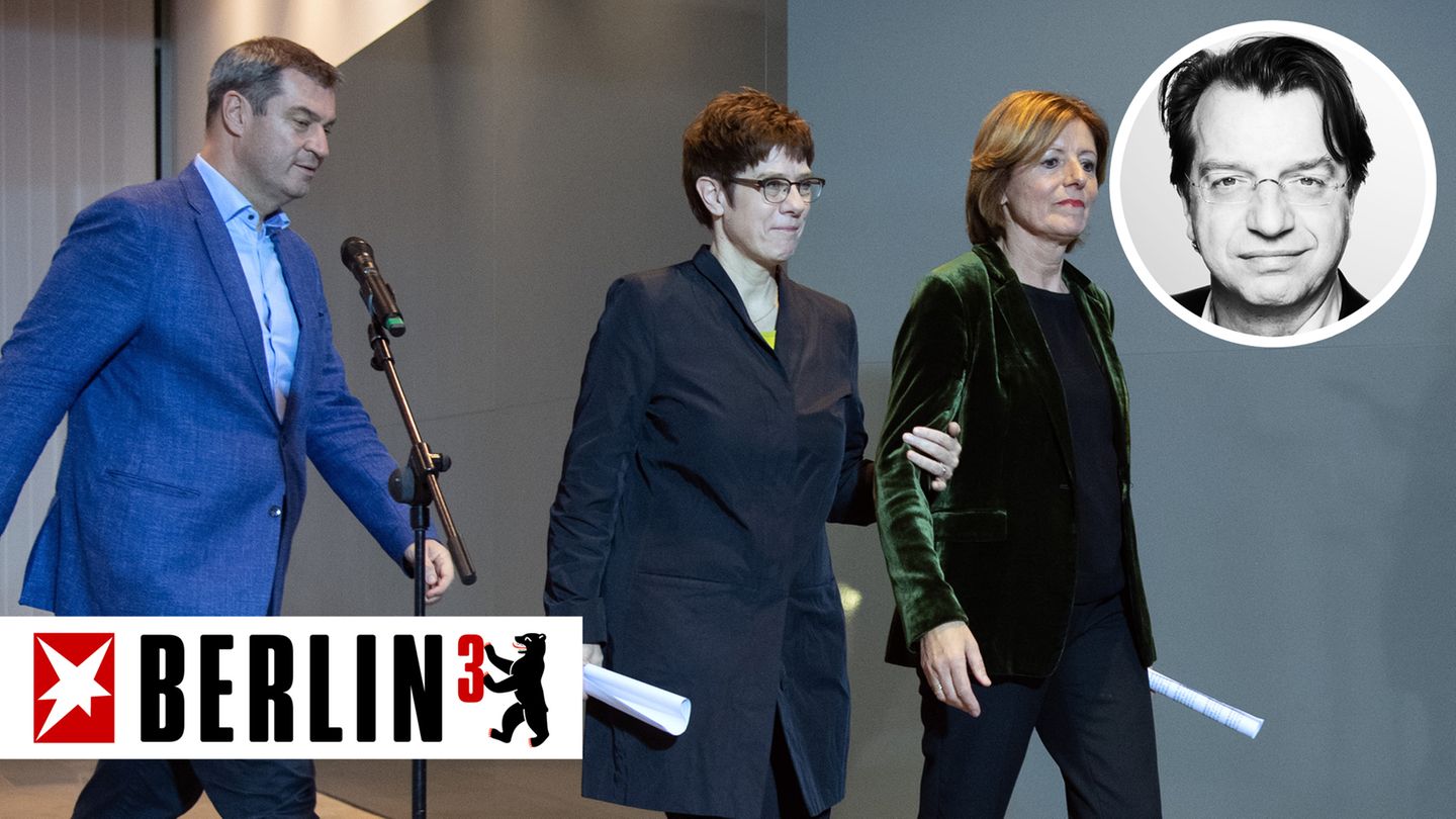 Von links nach rechts: Markus Söder (CSU), Annegret Kramp-Karrenbauer (CDU) und Malu Dreyer (SPD)