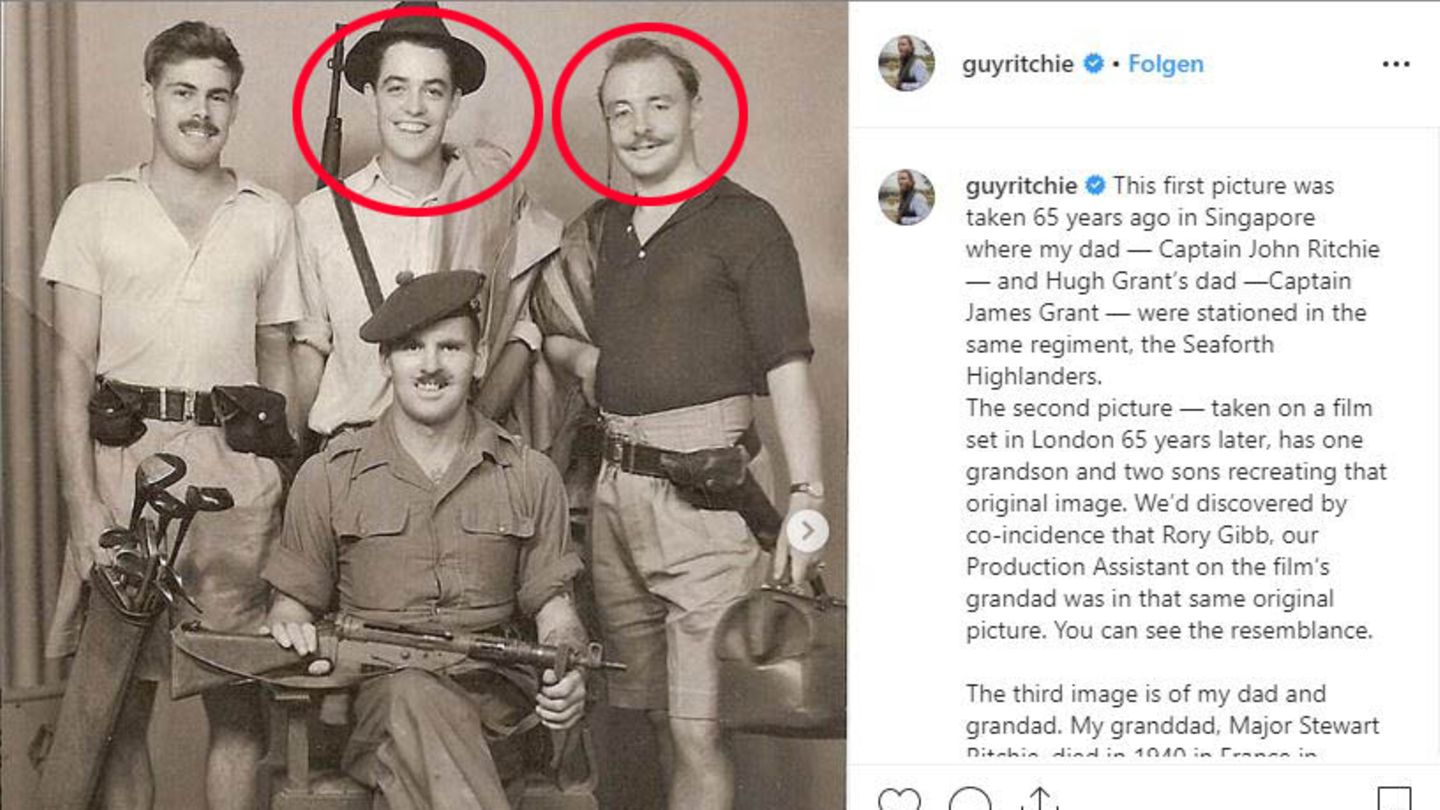 Guy Ritchies Vater und Hugh Grants Vater