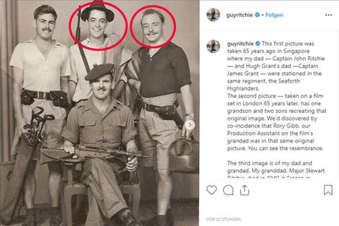 Guy Ritchies Vater und Hugh Grants Vater