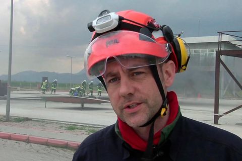Dieses undatierte Archivbild zeigt James Le Mesurier, Gründer der syrischen Rettungsorganisation Weißhelme