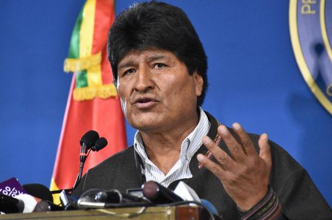 Evo Morales ist als Präsident Boliviens zurückgetreten 