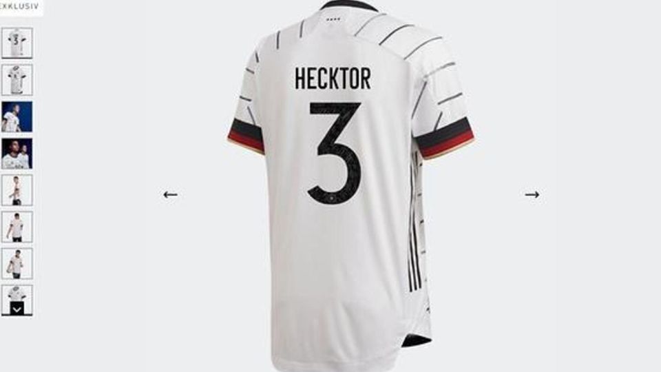 Das Trikot Jonas Hector Ein K zuviel: Das Trikot Jonas Hector