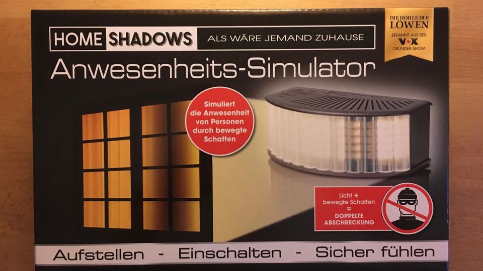 Schattensimulator Einbruchspräventionssystem