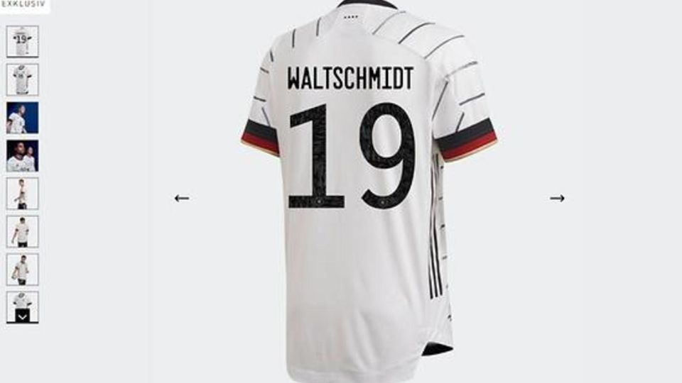 Waldschmidt mit T: das fehlerhafte Trikot im Online-Shop von Adidas Waldschmidt mit T: das fehlerhafte Trikot im Online-Shop von Adidas