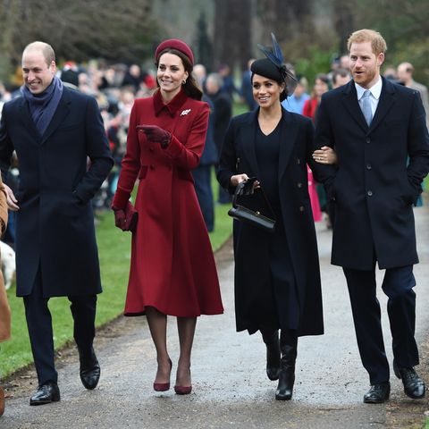 Prinz Charles, Prinz William, Herzogin Kate, Herzogin Meghan und Prinz Harry