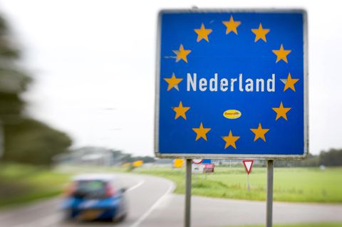 Die Grenze zwischen den Niederlanden und Deutschland