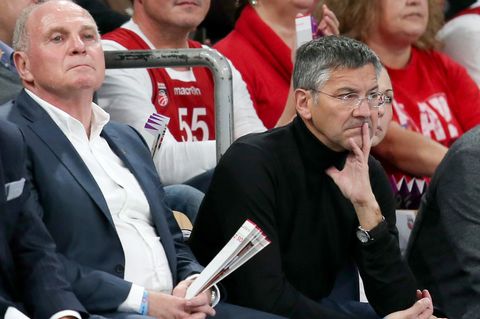 "Riesige Fußstapfen": Uli Hoeneß (l.), und Herbert Hainer