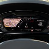 Die Ansicht im Kombiinstrument lässt sich beim Audi S8 verändern
