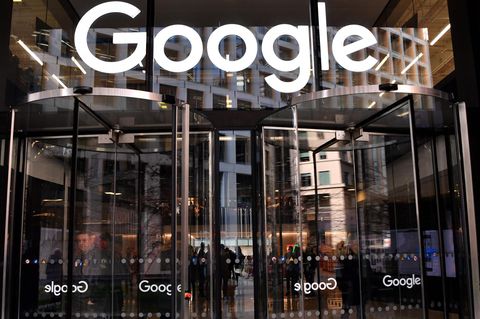 Eingang des Google-Büros in London