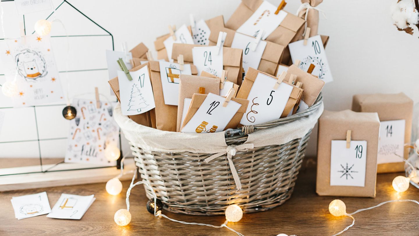 Ein selbst gebastelter Adventskalender