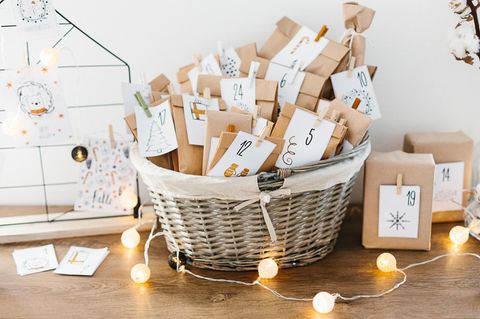 Ein selbst gebastelter Adventskalender