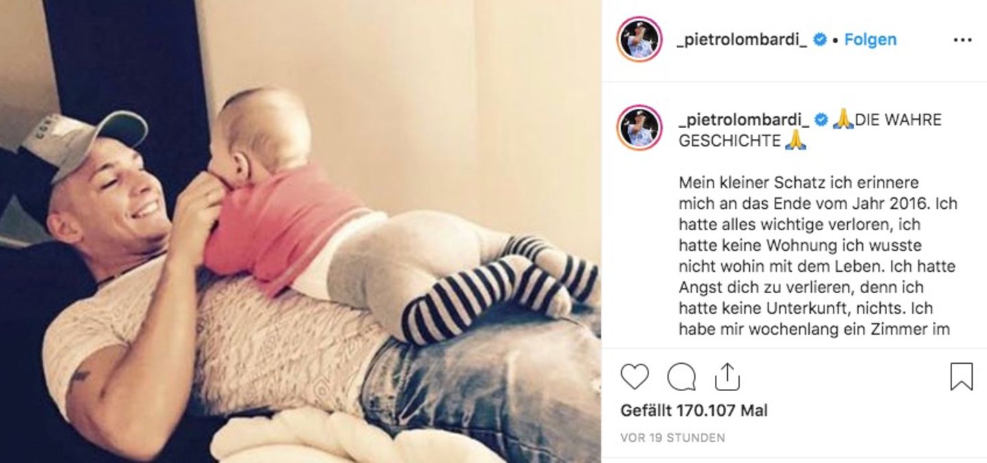 Pietro Lombardi und Sohn Alessio