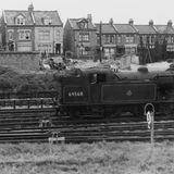 Das Bild aus dem Jahr 1958 zeigt ein Stellwerk im Norden Londons 