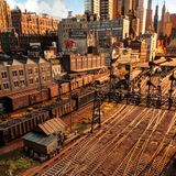 Gebäude, Bahntrassen und Fahrzeuge basieren auf dem Philadelphia der 1940er Jahre.