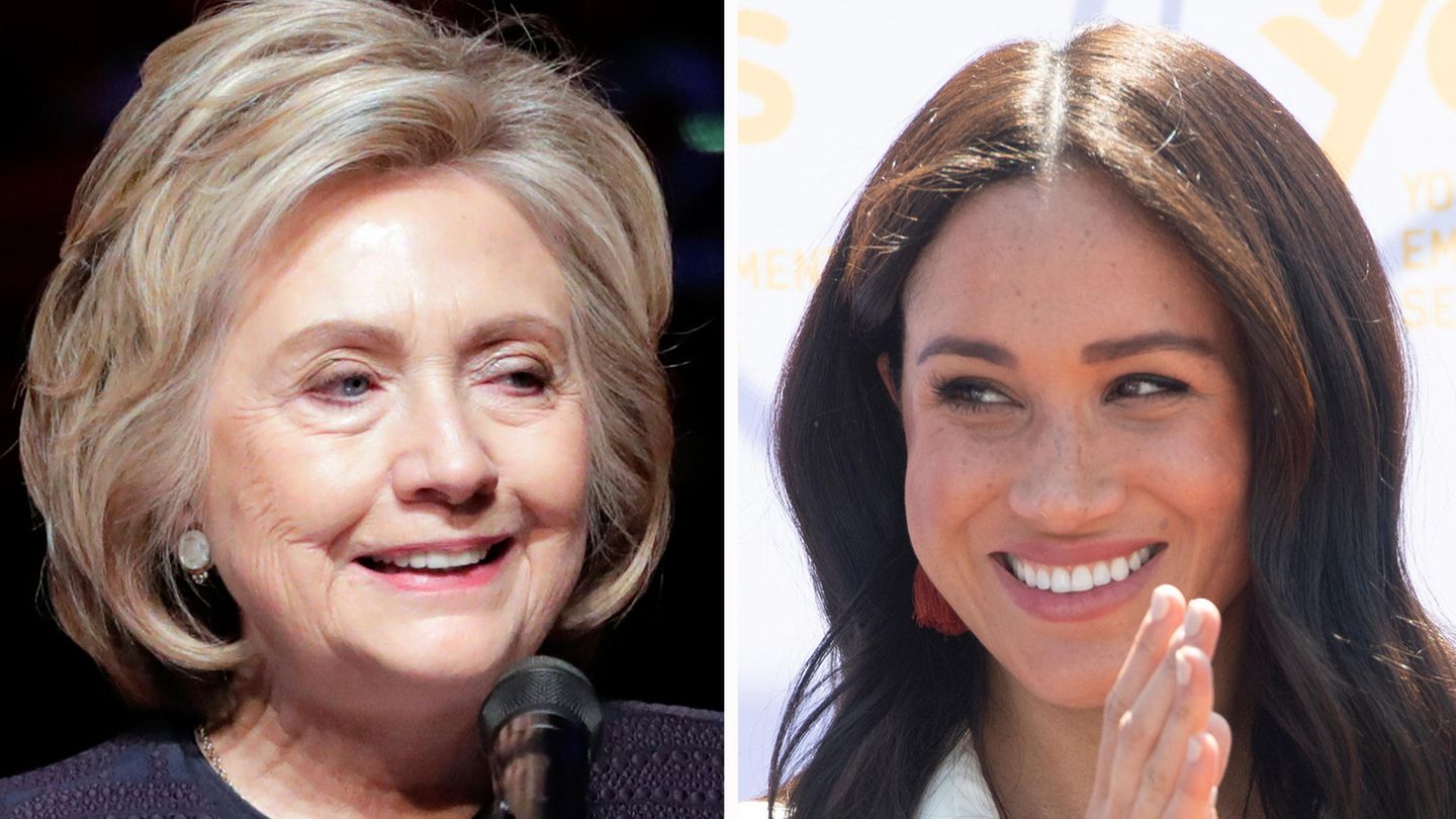 Herzogin Meghan und Hillary Clinton