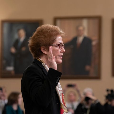 Marie Yovanovitch sagte zum Amtsenthebungsverfahren von US-Präsident Donald Trump aus