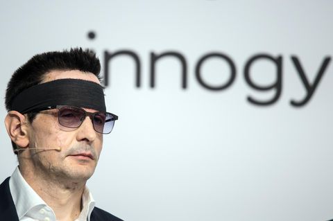 Innogy-Manager Bernhard Günther nach dem Säureangriff
