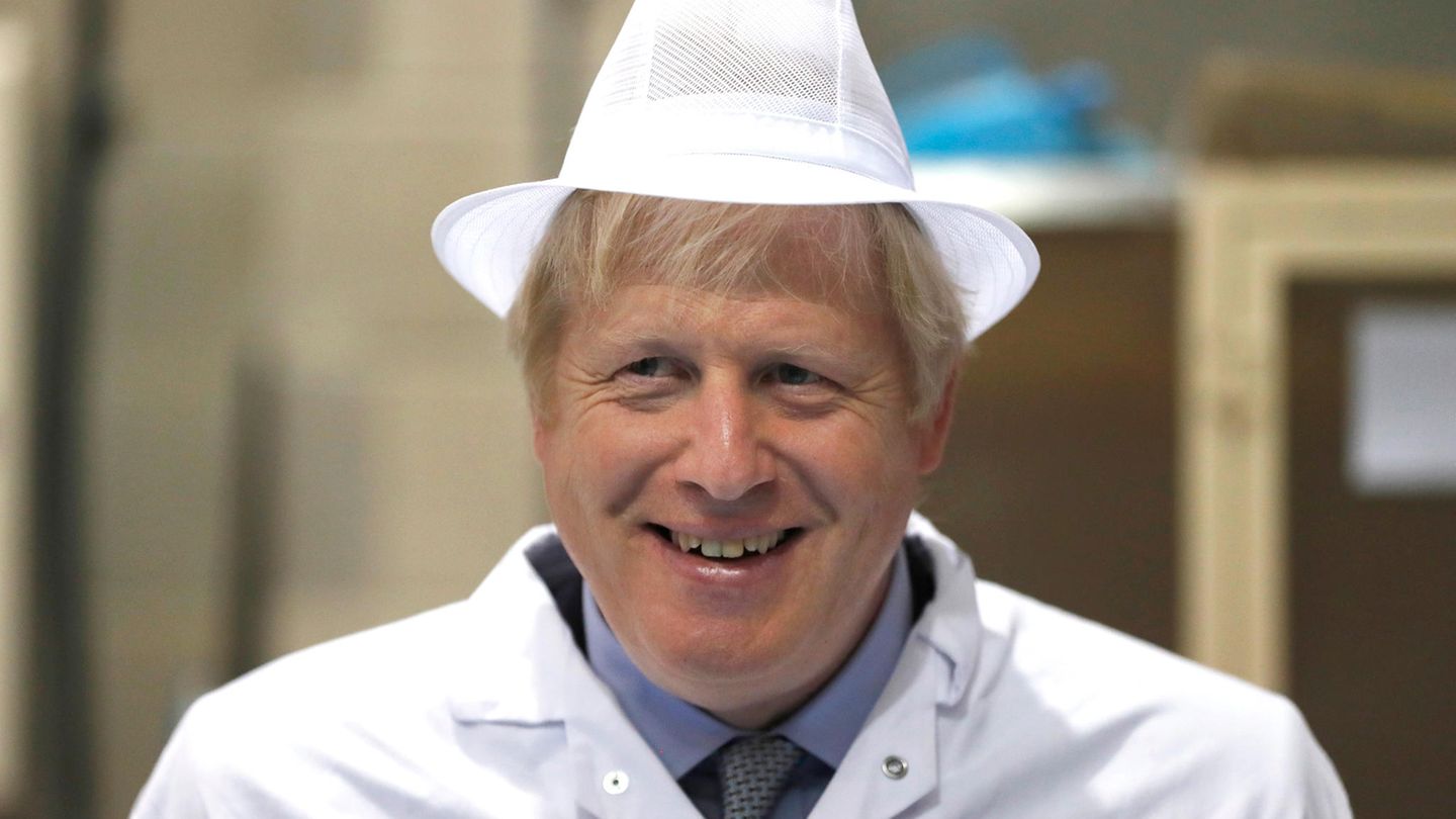 Boris Johnson bei einem Wahlkampftermin