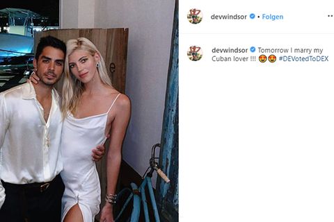 Devon Windsor und Jonathan Barbara haben auf St. Barths geheiratet