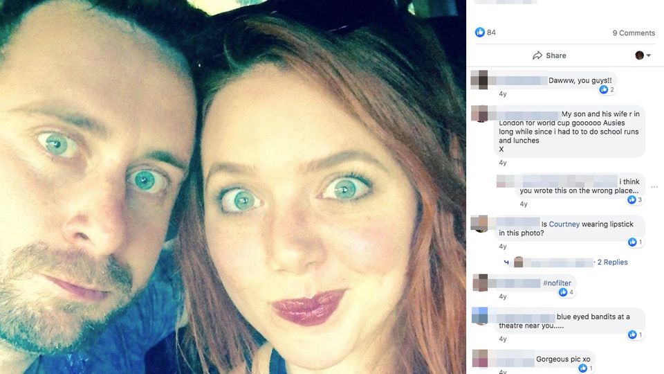 Courtney Cassar und Laura Sheldon auf einem Selfie bei Facebook