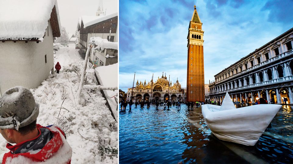 Italien: Schneechaos in Südtirol - Entspannung in Venedig Italien: Schneechaos in Südtirol - Entspannung in Venedig