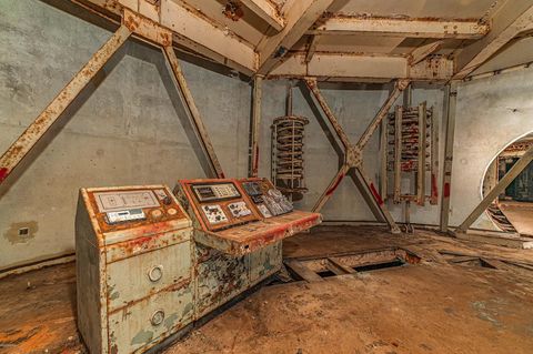 Die ehemalige Schaltzentrale des Silos.