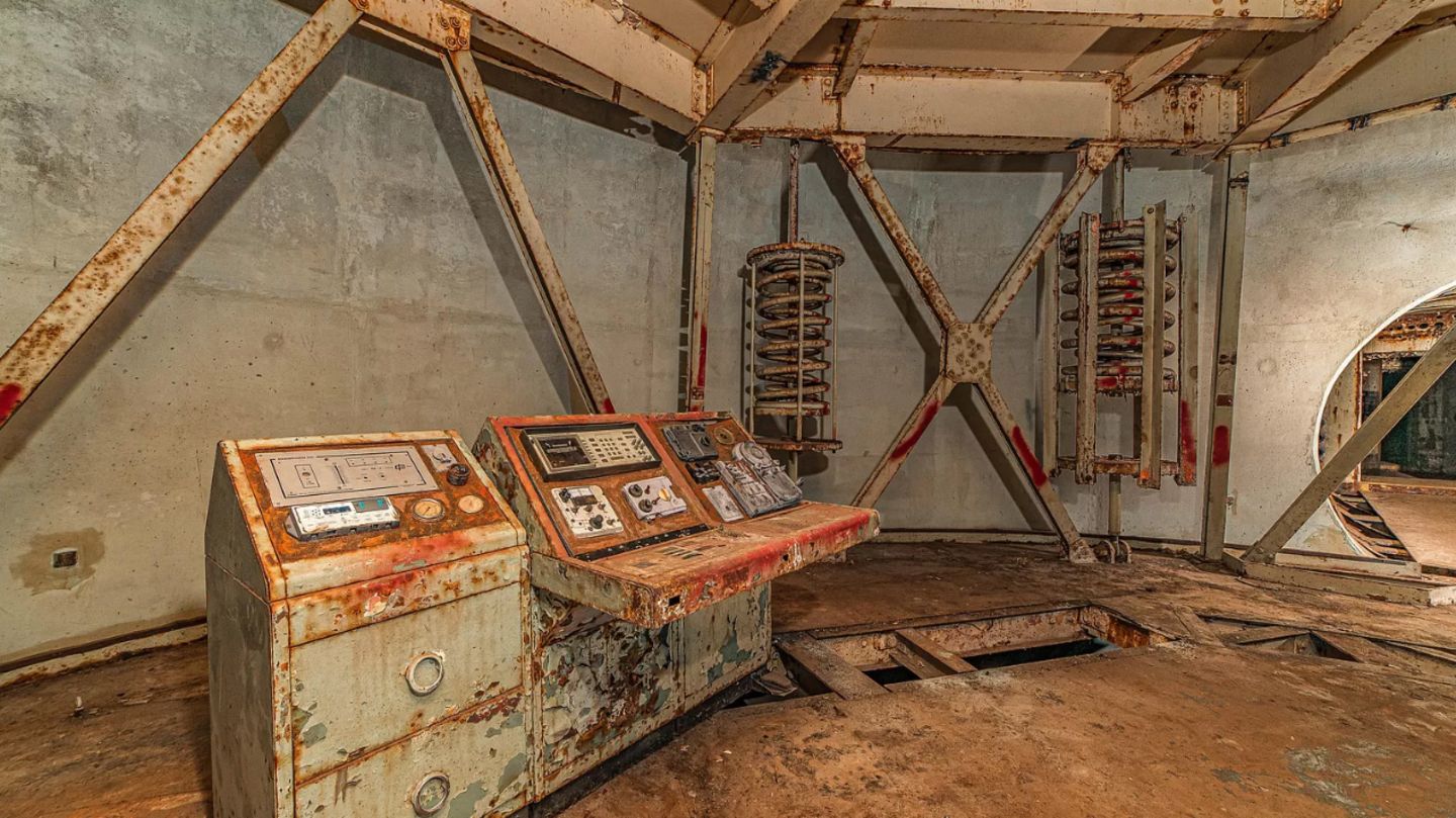 Die ehemalige Schaltzentrale des Silos.