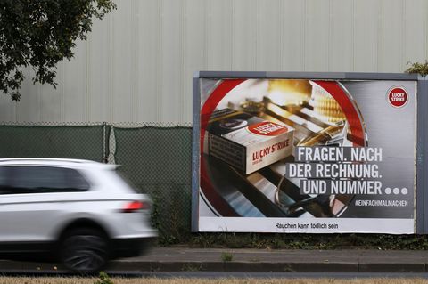 Werbeverbot für Zigaretten