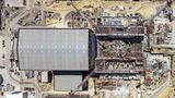 Die Halle des Reaktors wird eine Höhe von 73 Metern erreichen.