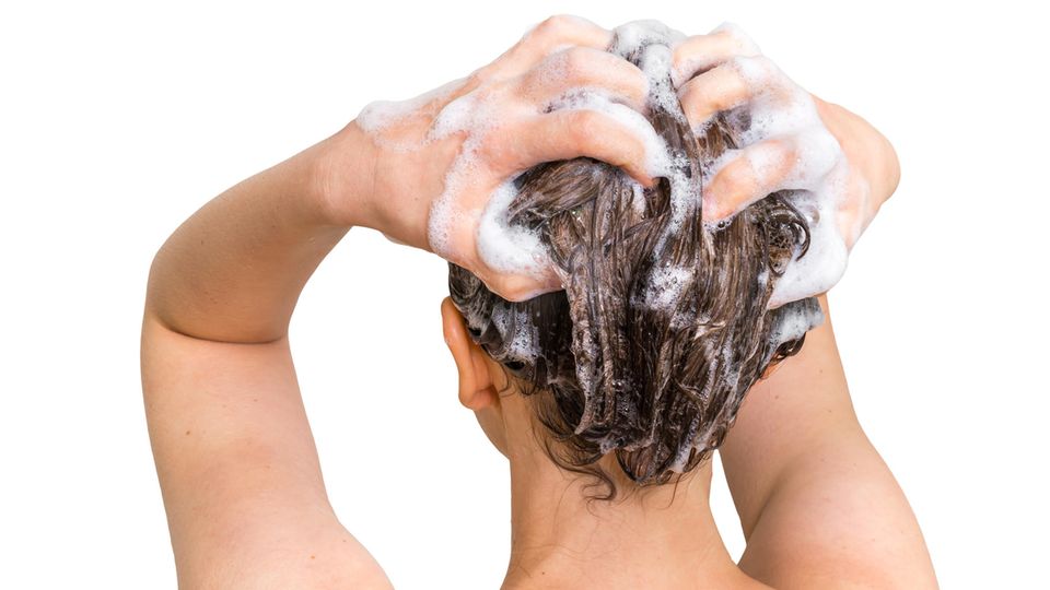 Haarseife im Einsatz