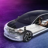 Die Batterie hat 82 Kilowattstunden