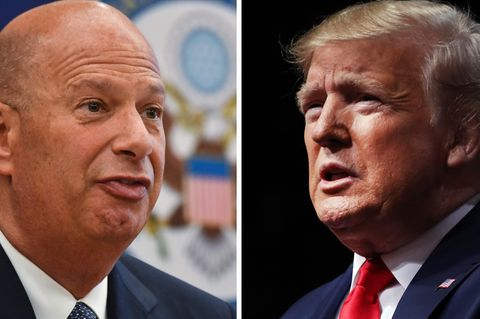 Gordon Sondland (l.) musste seine Version zur Ukraine-Affäre um Donald Trump bereits anpassen