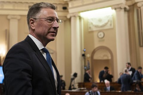 Früherer US-Sonderbeauftragter für die Ukraine, Kurt Volker, bei der Impeachment-Anhörung: "Zusammenhang zwischen Biden-Ermittlungen und Militärhilfe war mir nicht bewusst."