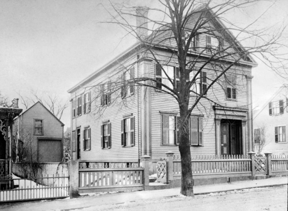 Das Wohnhaus von Lizzie Borden im jahr 1892.