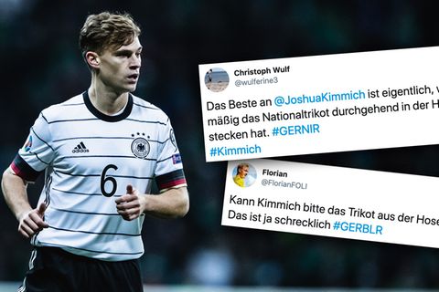 Nationalspieler Joshua Kimmich trägt sein Trikot lieber in der Hose.