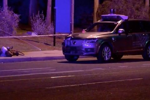 Der von Uber umgerüstete Volvo war auf Radfahrer und Fußgänger jenseits von Zebrastreifen nicht vorbereitet.