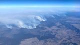 So sahen die Buschfeuer im Nordosten von New South Wales am 9. November aus der Luft aus