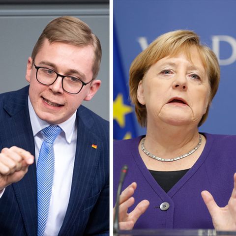 Phillip Amthor (l.) und Tilman Kuban (r.) gehören zu den Nachwuchspolitikern in der CDU, die Bundeskanzlerin Merkel von rechts angreifen