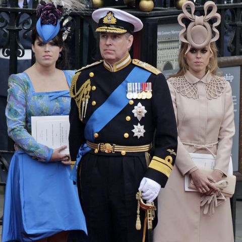 Prinzessin Eugenie, Prinz Andrew und Prinzessin Beatrice