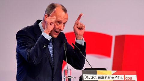Friedrich Merz (CDU) spricht beim CDU-Bundesparteitag