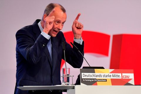 Friedrich Merz (CDU) spricht beim CDU-Bundesparteitag