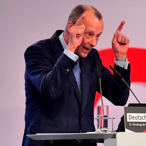 Friedrich Merz (CDU) spricht beim CDU-Bundesparteitag