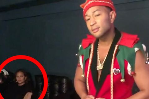 John Legend als Weihnachtself