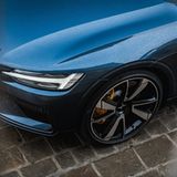 Volvotypisch die Scheinwerfer des Polestar 1: Thor\'s Hammer