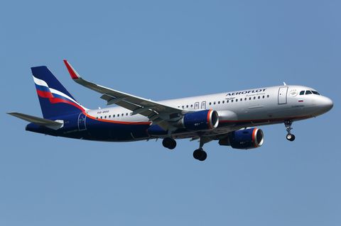 Der Zwischenfall mit dem Copiloten ereignete sich an Bord eines Airbus A320 der Aeroflot